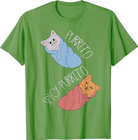 Purrito Burrito Cat Shirt Funny Food Cats Lover T Shirt