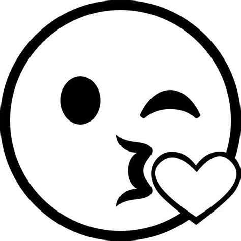 Smilies mit brille zum ausmalen : Ausmalbilder Emoji Kuss 39845732475 | Desenho de emoji