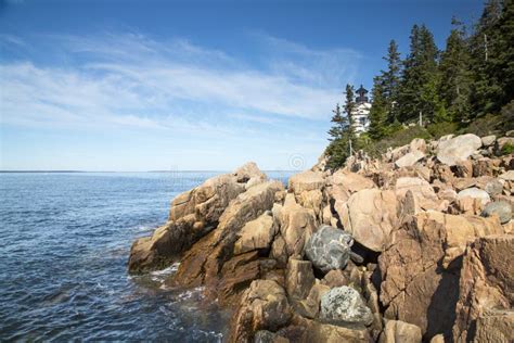 Bar Harbor In The Acadia National Park Stock Photo Image Of Nature