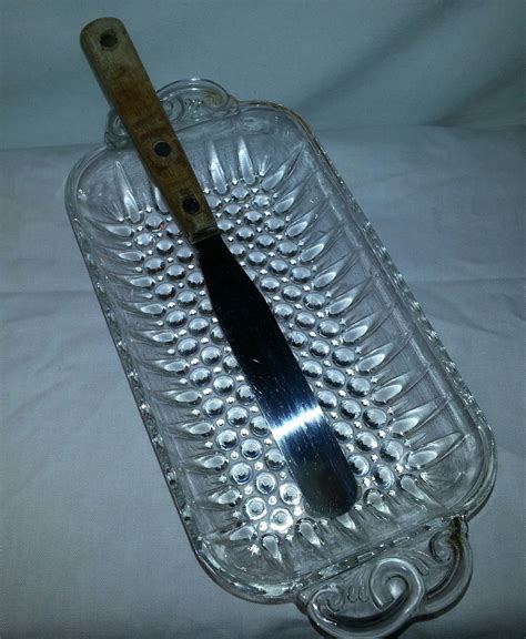 Vintage Rectangular Pressed Glass Relish Butter Dish Collectors Weekly