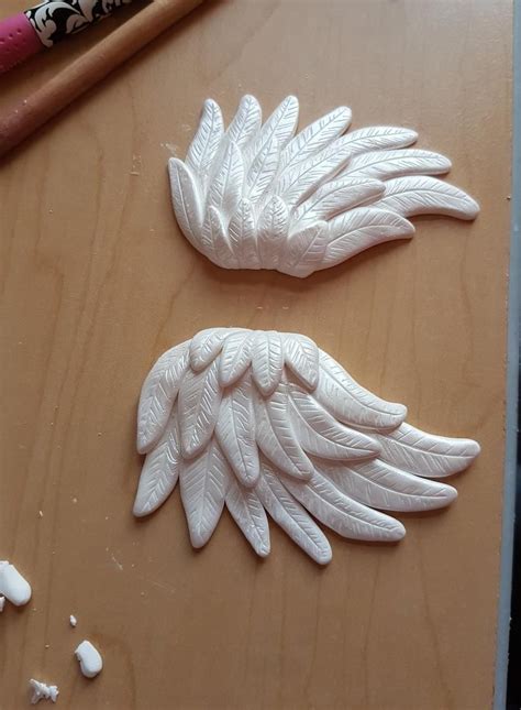 All memorial cards are printed on 110lb matte cover card stock or 110lb glossy cover card stock. Handcrafted Polymer Clay Angel Wing Pair Ornament Keepsake Gift - Angel Ornament Memorial Gift ...