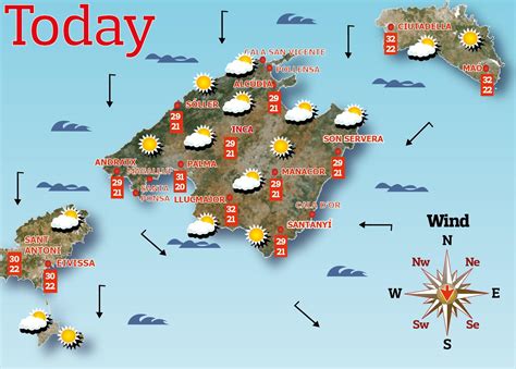 Detailed weather forecast for today, tomorrow, the week, 10 days, and the month on yandex.weather. Weather in Majorca today