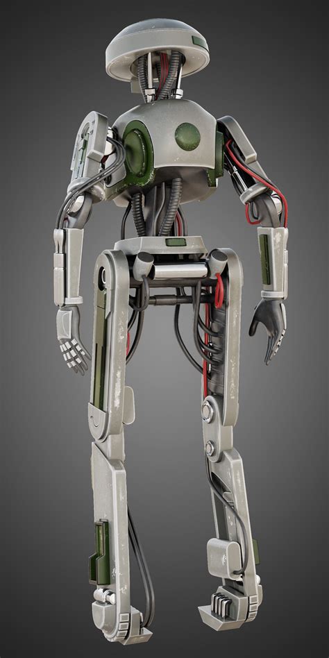 Star Wars L3 37 Droid 3d Model Cgtrader