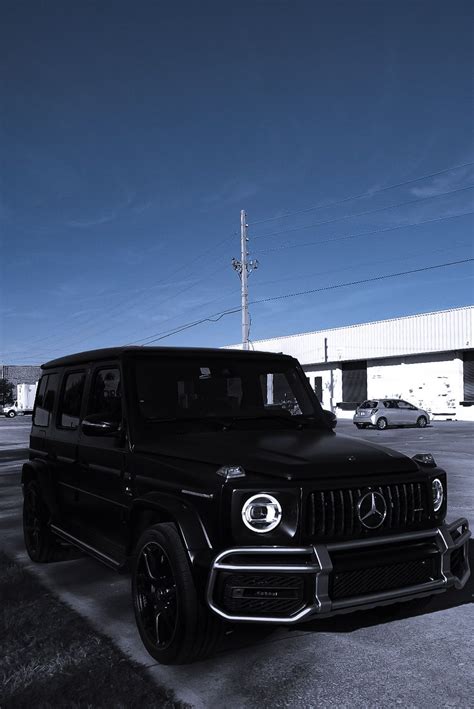 The Mercedes Benz G63 Amg In Matte Black Is A Show Stopping Suv By