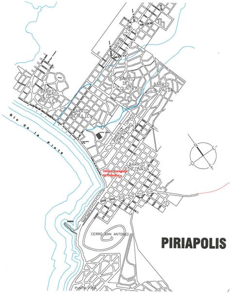 Mapa De Piriapolis Maldonado Uruguay