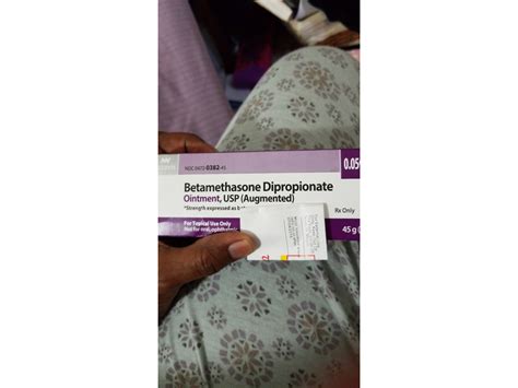 Betamethasone Dipropionate Ointment Usp Augmented 005 Rx 45 G