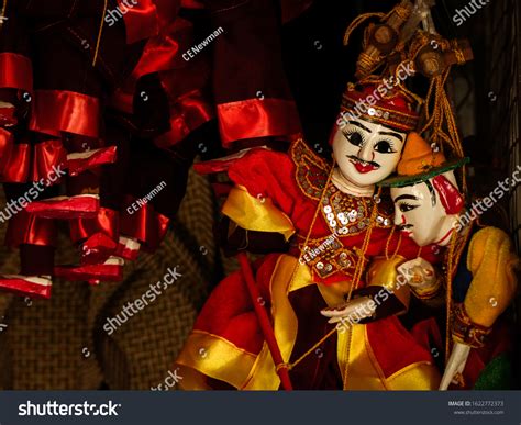 Two Myanmar Marionette Puppets Yoke Burmese Stock Photo Edit Now