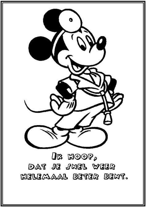 Kleurplaten Beterschap Mickey Mouse Brekelmansadviesgroep