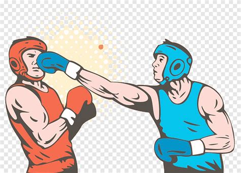นักมวยสองคน นวมชกมวย Punch Knockout Sparring Boxing Boxer ต่อต้าน