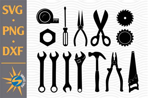 Tool Silhouette Svg Png Dxf Digital Files Include By Svgstoreshop