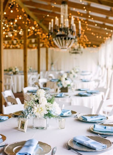 Light Blue and Tan Rustic Barn Florida Wedding | Blue wedding