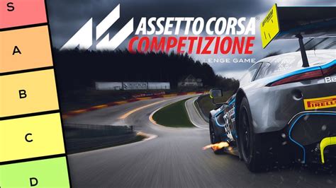 Assetto Corsa Competizione Track Tier List Youtube