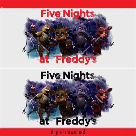 FNAF Five Nights At Freddys Png Perfect For Sublimation Etsy