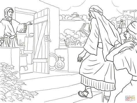 This woman talked to her husband and made a request. New Room Built for Elisha coloring page | Free Printable ...