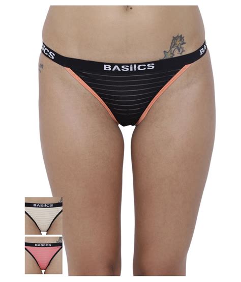 Buy Basiics By La Intimo Polyester Thongs Online At Best Prices In