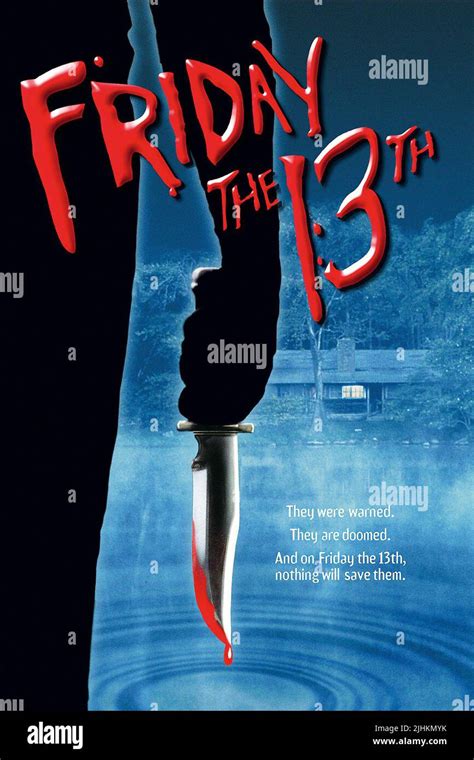 Movie Poster Friday The 13th 1980 Stock Photo Alamy