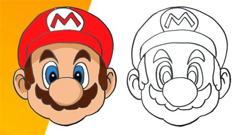 How To Draw Mario Bros Step By Step How To Draw Mario Bros
