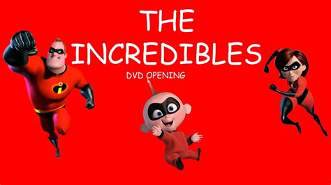 Opening To The Incredibles 2005 Dvd Youtube