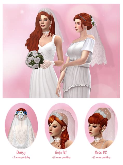 Daisy And Rose Sims 4 Wedding Dress Sims 4 Sims