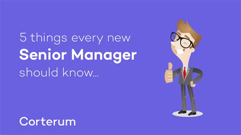 Five Things Every New Senior Manager Should Know