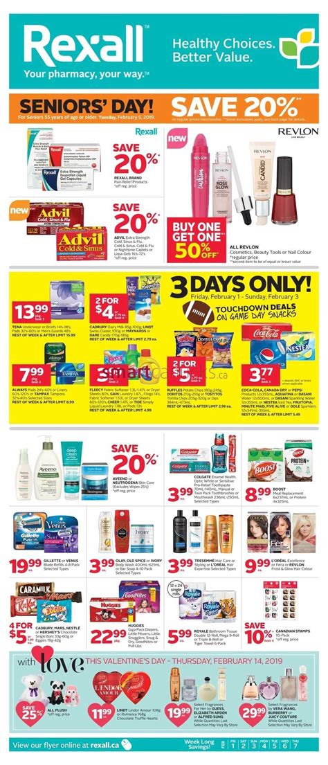 Rexall Drugstore West Flyer February 1 To 7
