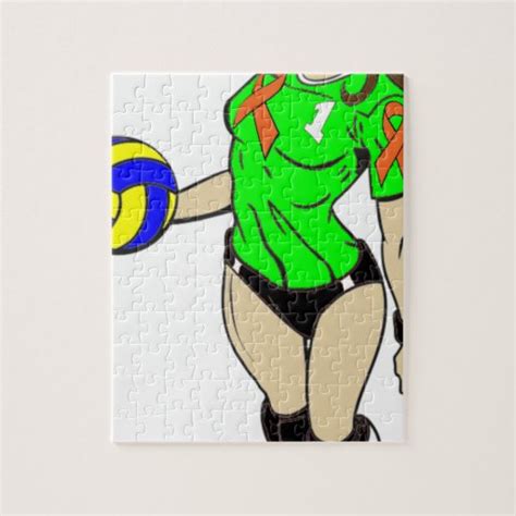 SEXY VOLLEY GIRL JIGSAW PUZZLE Zazzle