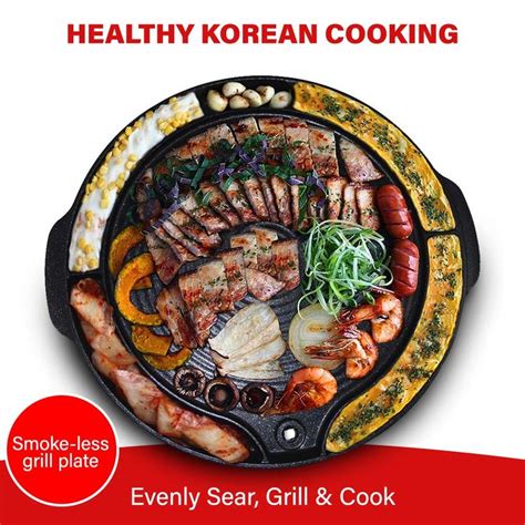 Upload, livestream, and create your own. Tomoroo Korean BBQ Grill Pan | Non Stick Stovetop Plate ...