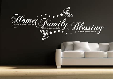 family home blessing wall art wall quote sticker decal mural stencil