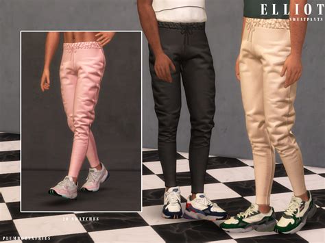 Plumbobsnfries Elliot Sweatpants Slim Fit Emily Cc Finds