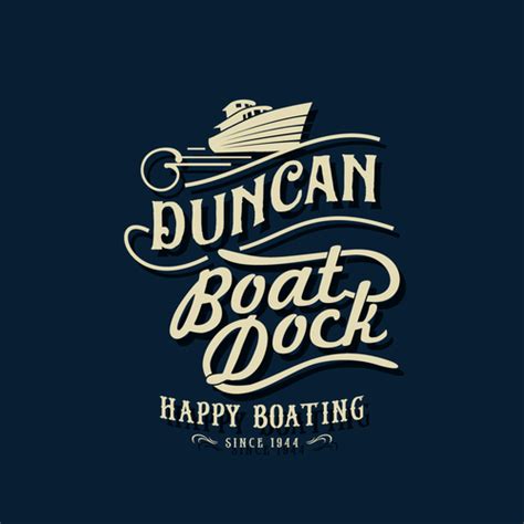 Vintage Boat Dock Logo And Brand Identity Pack Contest