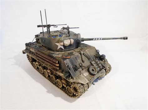 Built Sherman Fury M A E Tank Scale Model Etsy