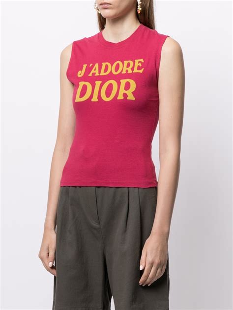 Christian Dior Pre Owned Jadore Dior Tank Top Farfetch