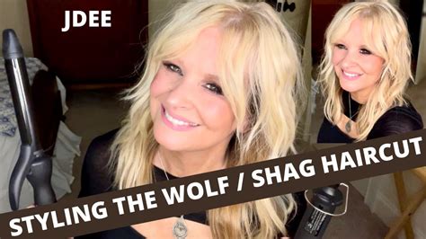 How To Style The Wolf Shag Haircut Wolfcut Youtube