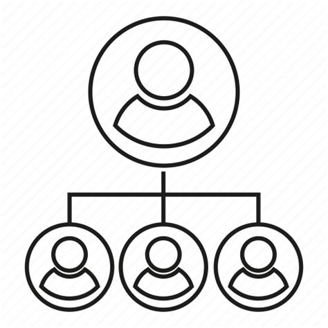 Diagram Organization Chart People Icon
