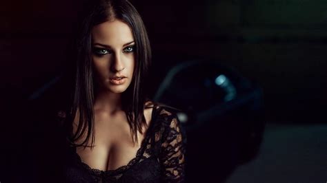 X Brunette Boobs Eyes Women Russian Women Model Alla Berger