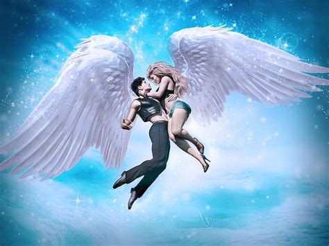 The Angel Couple By Annemaria48 On Deviantart Angel Artwork Angel