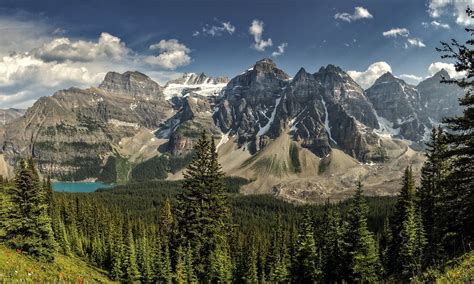 Hd Wallpaper Moraine Lake Valley Of The Ten Peaks Banff National Park