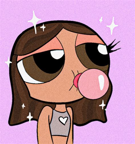 Aesthetic Brown Haired Power Puff Girl Girls Cartoon Art Cartoon Art Powerpuff Girls Wallpaper