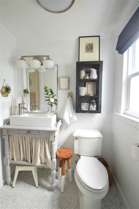 Small Bathroom Ideas And Solutions In Our Tiny Cape Nesting With Grace