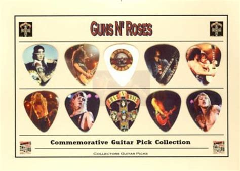 Guns Nrosescommemorative Guitar Pick Collection