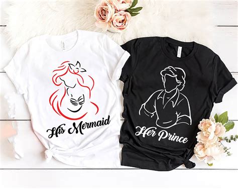 Little Mermaid Shirt Ariel And Eric Shirt Prince Eric Shirt Etsy