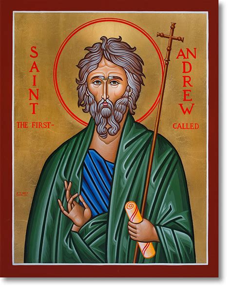 Saint Andrew Original Icon 20 Tall Sold 16 X 20 Original Icons