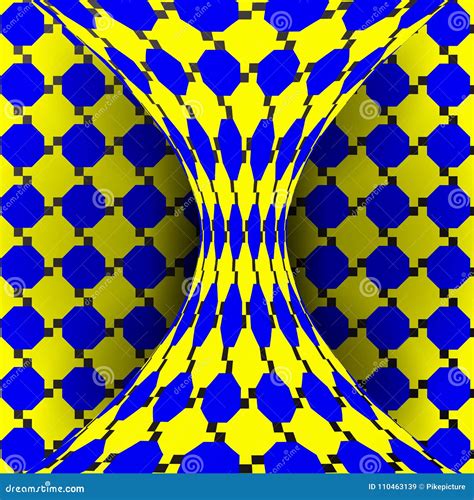 Illusion Vector Optical 3d Art Rotation Dynamic Optical Effect Swirl