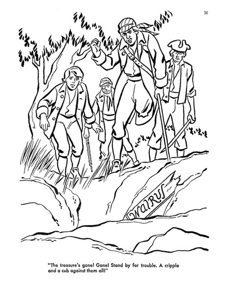 Treasure Island Coloring Pages Coloring Home