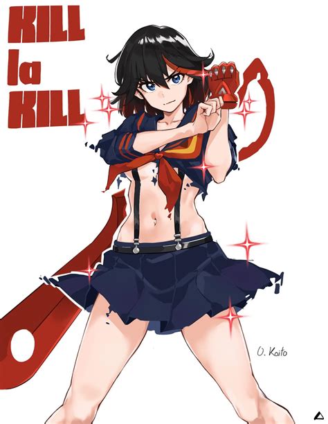 ryuko matoi is ready for battle [kill la kill] r anime
