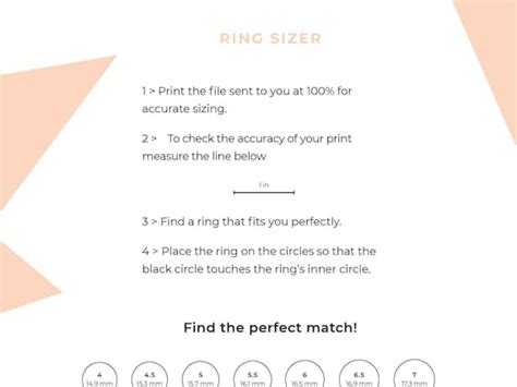 18 Useful Printable Ring Sizers Kittybabylovecom Amazing Printable
