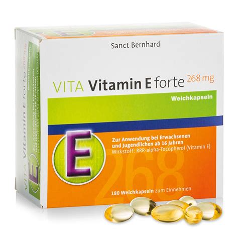 vita vitamin e forte capsules 268 mg customer reviews sanct bernhard