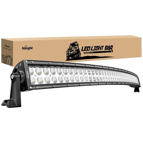 Nilight 50 Inch 288w Curved Combo Off Road Led Light Bar 2 Years Warra