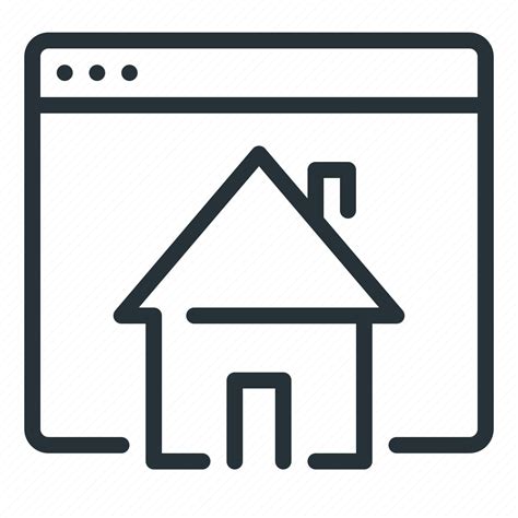 Home Homepage Website Icon Download On Iconfinder