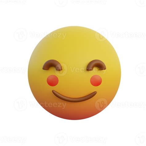 Emoticon Expression Shy Smile Blushing Red Cheeks 9349631 Png